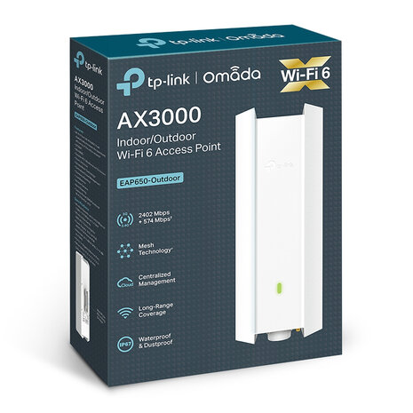 WIFI6 2976Mbps - TP-Link Omada EAP650-Outdoor