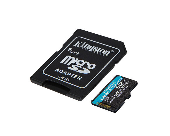 SDXC Card Micro 512GB Kingston UHS-I U3 Canvas Go! Plus