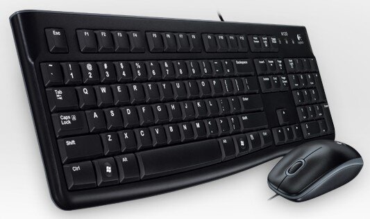 DE DT Logitech MK120 Zwart bedraad Retail