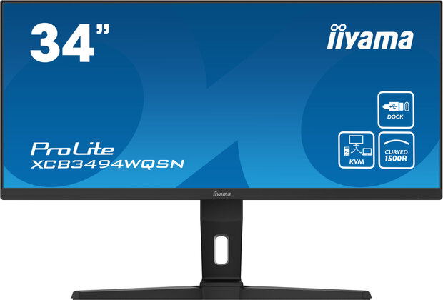 34" Iiyama ProLite XCB3494WQSN-B5 Curved/WQHD/DP/HDMI