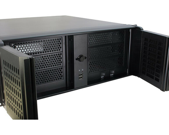 Inter-Tech 4U-4098-S - USB2.0/Server Case/ATX