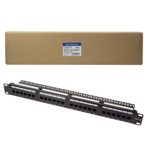 TOE 1U Patch Panel 24-port CAT6 UTP Zwart LogiLink