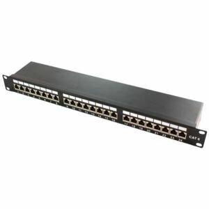 TOE 1U Patch Panel 24-port CAT6 STP Zwart LogiLink