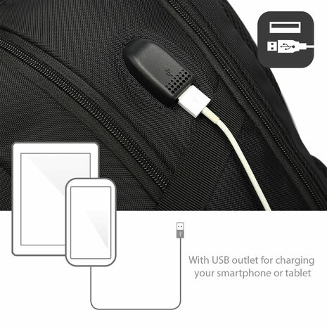 AC8530 Global rugzak 15,6" met USB-poort