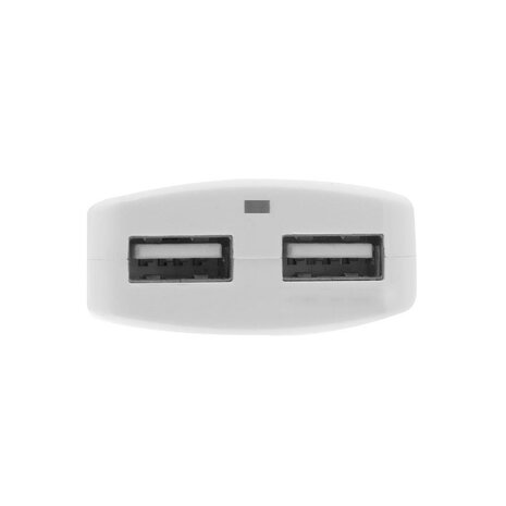 AC2115 USB lader, 2-poorts, 2,4A, 12W, Smart IC