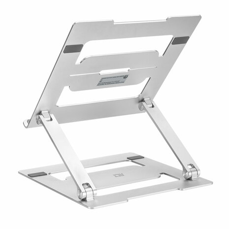 AC8135 Laptopstandaard aluminium opvouwbaar - traploos in hoogte verstelbaar