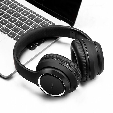 Hoco W28 Bluetooth Over-Ear Headphones - Zwart