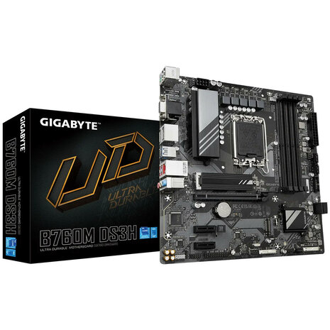 Gigabyte 1700 B760M DS3H - DDR5/2xM.2/DP/HDMI/ATX