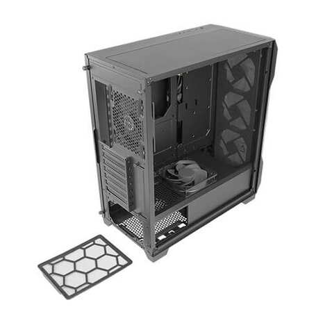 Antec DF600 Flux - TG/ARGB/USB3.0/Midi/ATX