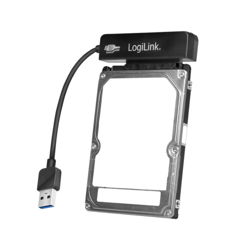 Adapter USB3.0 --> 2,5" SATA incl. beschermhoes Logilink
