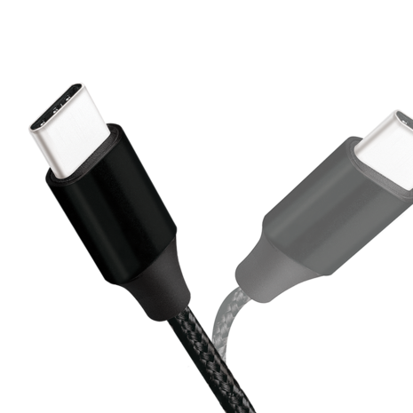 USB 2.0 C  USB-C 1.00m LogiLink Zwart