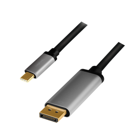 USB 3.2 Gen1 C --> DP 1.80m LogiLink 4K