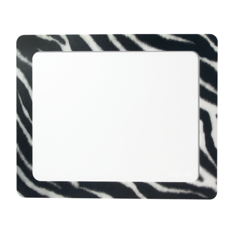 Mousepad LogiLink zebra design fotolijstje 230x190