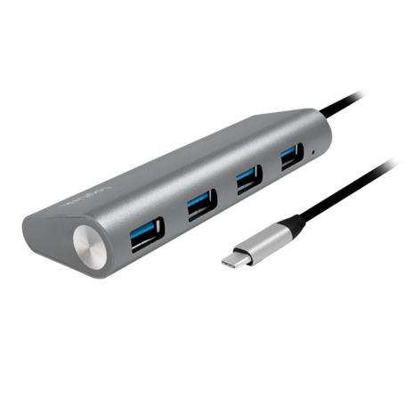 LogiLink 4 Port, USB-C --> USB-A 3.0 Passief