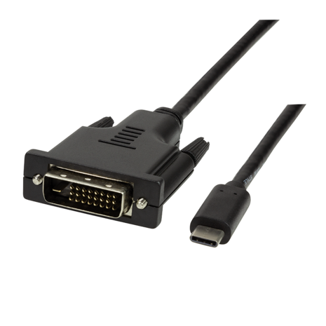 USB-C 3.2 (M) --> DVI (M) 3.00m LogiLink