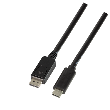 USB-C 3.2 (M) --> Displayport (M) 3.00m LogiLink