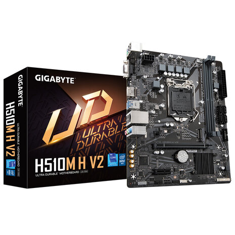 Gigabyte 1200 H510M H V2 - DDR4/M.2/HDMI/VGA/µATX