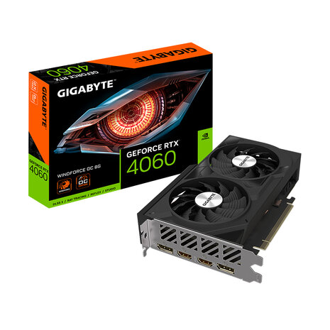 4060 Gigabyte RTX WINDFORCE OC 8GB/2xDP/2xHDMI