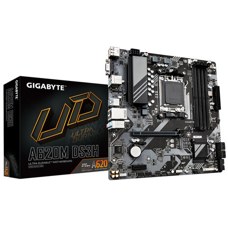 Gigabyte AM5 A620M DS3H - DDR5/M.2/DP/HDMI/VGA/µATX