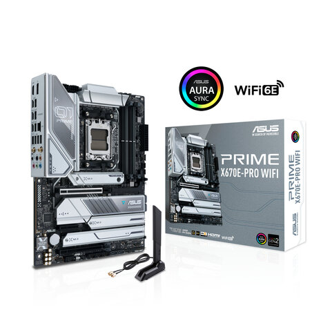ASUS AM5 PRIME X670E-PRO WIFI - DDR5/4xM.2/DP/HDMI/ATX