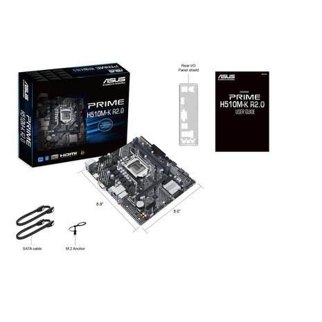 ASUS 1200 PRIME H510M-K R2.0 - DDR4/M.2/HDMI/VGA/µATX