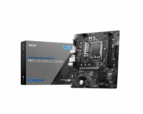MSI 1700 PRO H610M-G DDR4 - DDR4/M.2/DP/HDMI/VGA/µATX