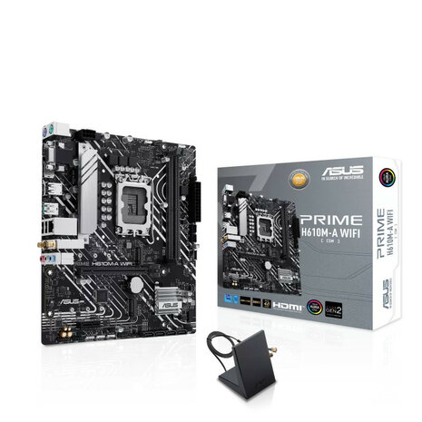 ASUS 1700 PRIME H610M-A WIFI - DDR5/2xM.2/DP/HDMI/VGA