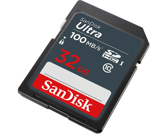 SDHC Card 32GB Sandisk 100MB/s UHS-I U1 Ultra