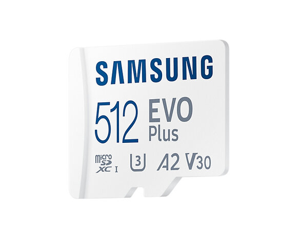 SDXC Card Micro 512GB Samsung UHS-I U3 EVO Plus