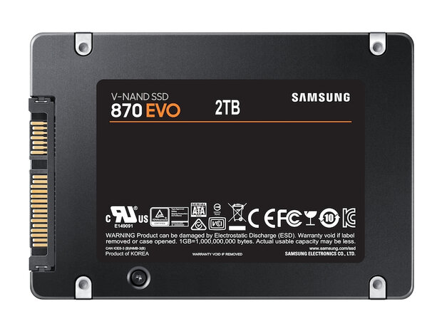 2TB 2,5" Samsung 870 EVO 600/560