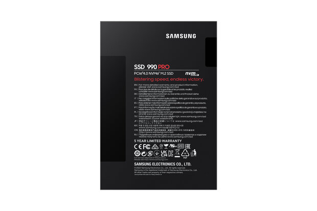 1TB M.2 PCIe NVMe Samsung 990 PRO MLC/7450/6900