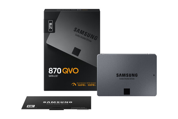 2TB 2,5" Samsung 870 QVO MLC/560/530