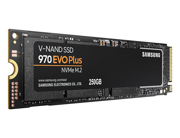 250GB M.2 PCIe NVMe Samsung 970 EVO Plus MLC/3500/2300