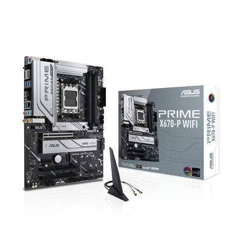 ASUS AM5 PRIME X670-P WIFI - DDR5/3xM.2/DP/HDMI/ATX