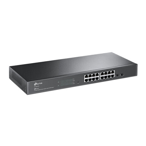 TP-Link 16Port Omada 16x1Gb - 2xSFP 1U 19-inch