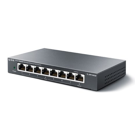 TP-Link 8Port 1Gb Managed Reverse PoE