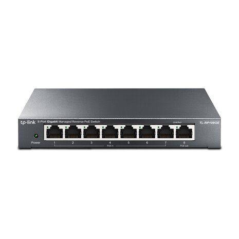 TP-Link 8Port 1Gb Managed Reverse PoE