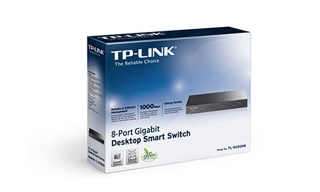 TP-Link 8Port Omada 8x1Gb - Managed