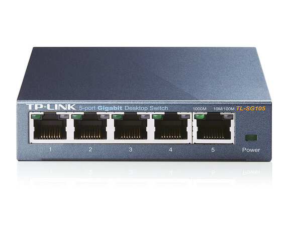 TP-Link 5Port 1Gb Metalen behuizing