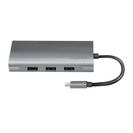 Docking Station Logilink USB-C, 100W, 4K, 10 Port