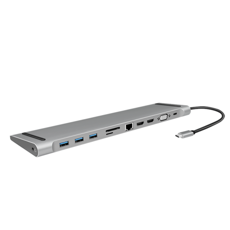 Docking Station Logilink USB-C, 100W, 4K, 11 Port