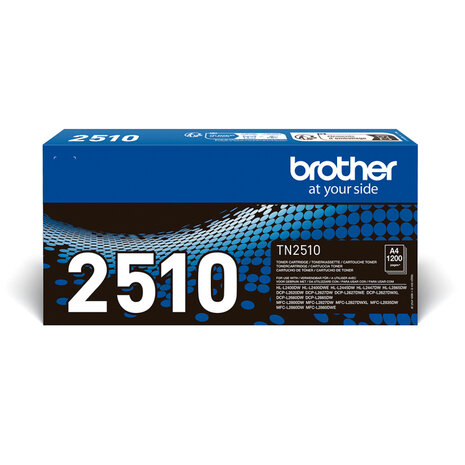 Brother TN-2510 Zwart 1.200 pagina`s (Origineel)