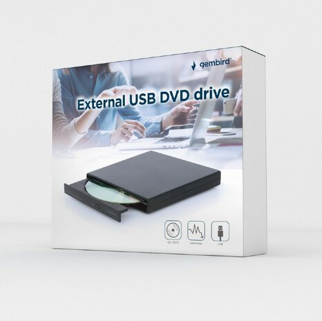 Gembird DVD-USB-04 optisch schijfstation DVD±RW