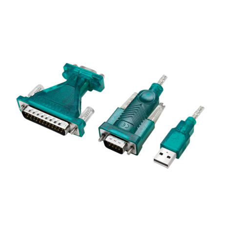 USB 2.0 A --> Serieel LogiLink incl. 25-pin Adapter 1,3m