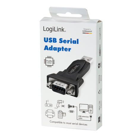 Adapter USB --> Serieel LogiLink