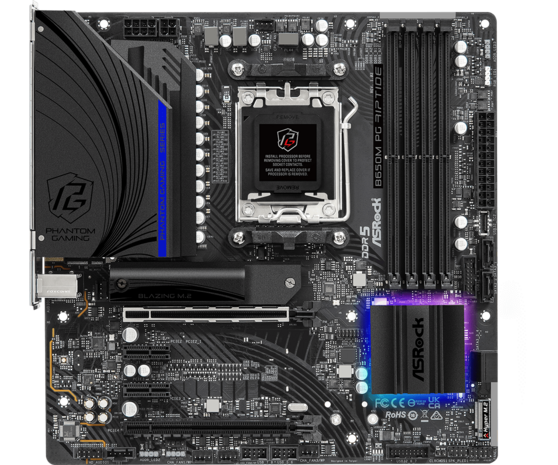 ASRock AM5 B650M PG Riptide DDR5/2xM.2/DP/HDMI/µATX