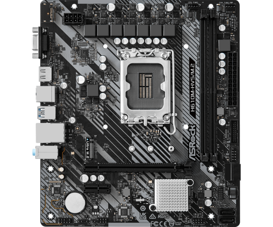 ASRock 1700 H610M-HVS/M.2 R2.0 - DDR4/M.2/HDMI/VGA/µATX