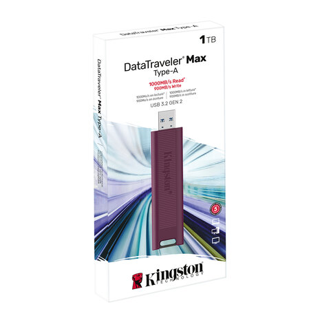 USB 3.2 FD 1,0TB Kingston DataTraveler Max Type A Gen 2