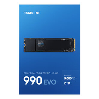 2TB M.2 PCIe NVMe Samsung 990 EVO TLC/5000/4200