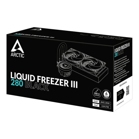 Arctic Liquid Freezer III - 280 Waterkoeling